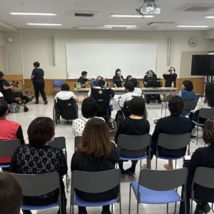 鹿児島特別支援学校での講演