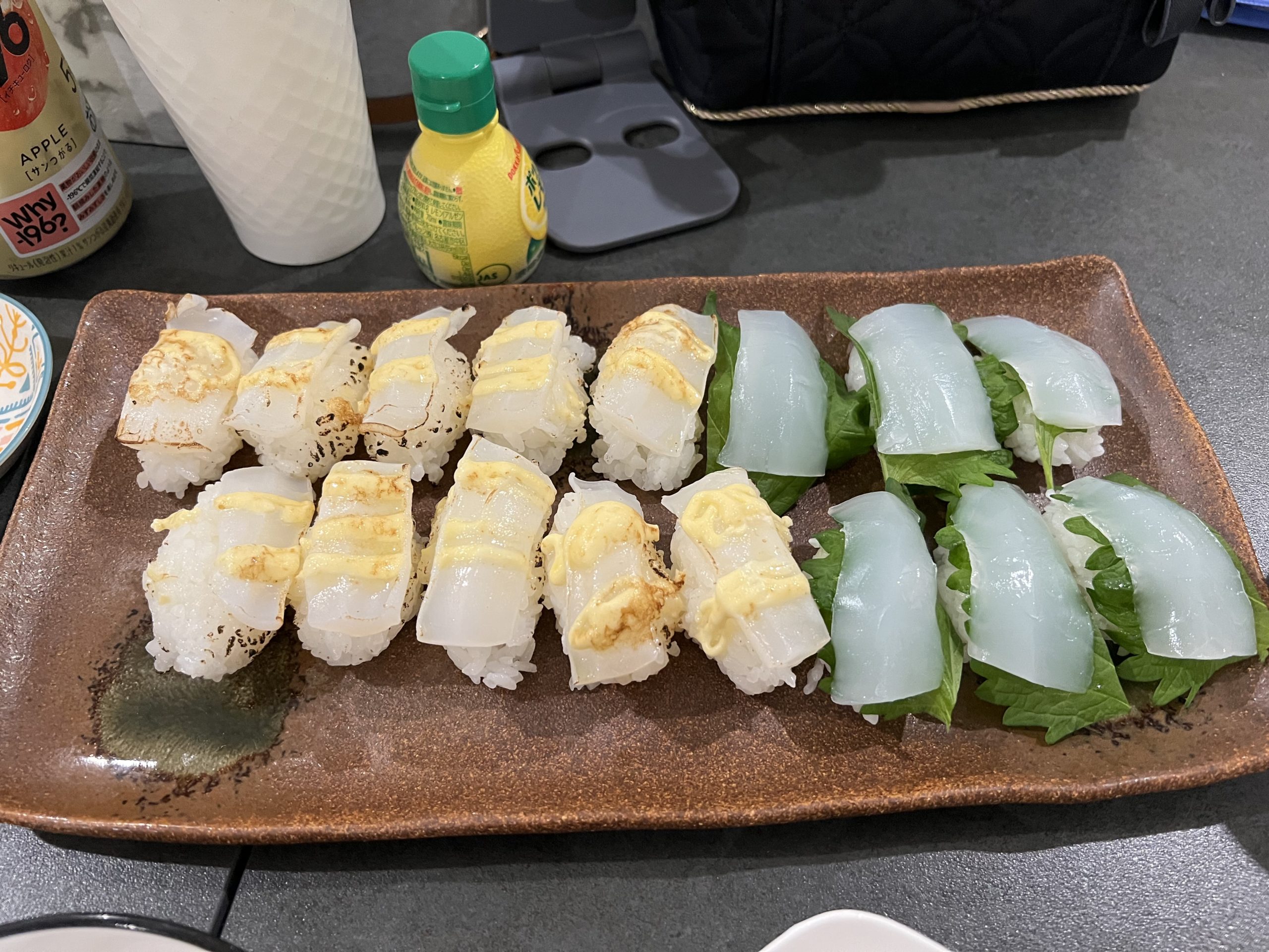 秋ですね〜🦑🦑🦑